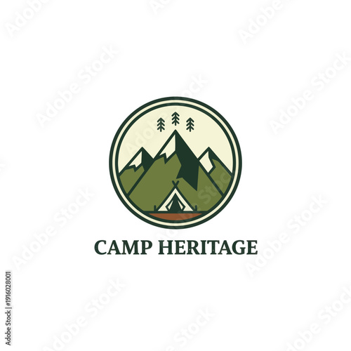 Camp Heritage Mountain Forest Adventure Emblem