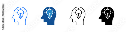 Creative Multiple Style Icon Set 