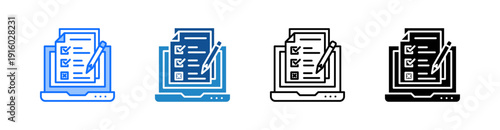 Test Multiple Style Icon Set 