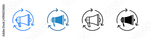 Remarketing Multiple Style Icon Set 