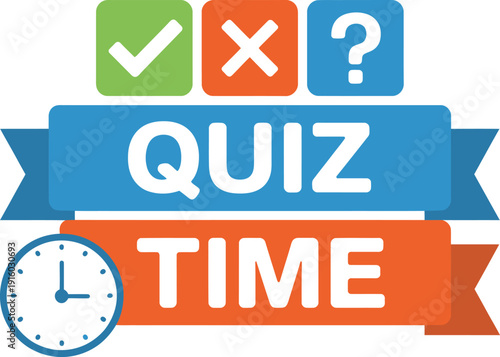 Quiz Time: A Fun with Checkmark, X, and Question Mark