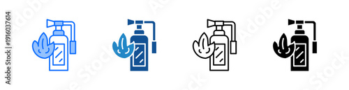 Fire Extinguisher Multiple Style Icon Set 