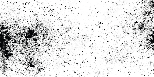 White speckled texture with scattered black dots abstract grunge background black distressed elements, grit, and grainy speckles.