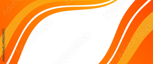 Modern orange banner background. Graphic design banner pattern background template with dynamic wave shapes. gradient background.