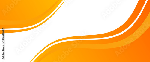 Modern orange banner background. Graphic design banner pattern background template with dynamic wave shapes. gradient background.