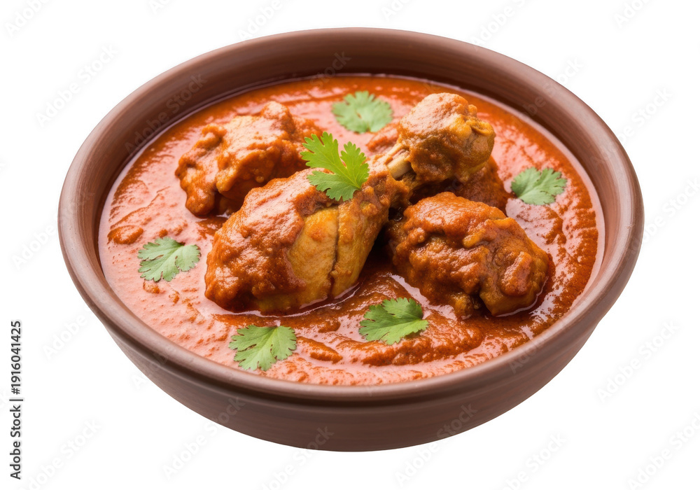 Fototapeta premium Delicious indian food isolated on transparent background
