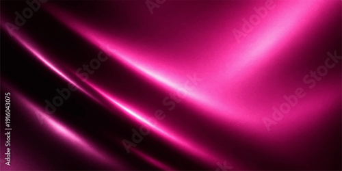 Abstract purple and pink silk background with flowing waves and smooth fabric texture