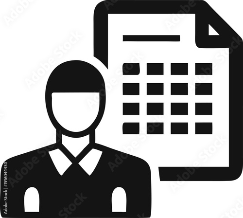 Business professional meticulously reviewing a detailed financial spreadsheet or important report