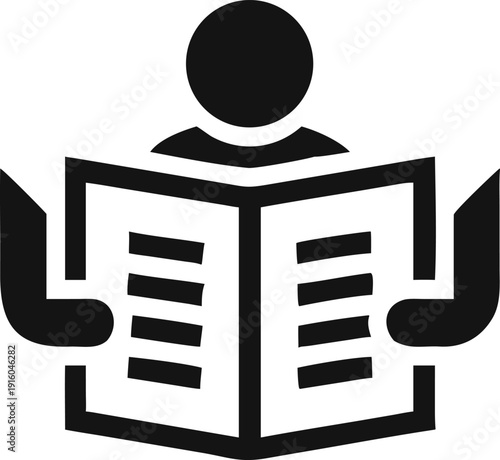 Individual Immersed in Reading an Open Book for Knowledge Acquisition