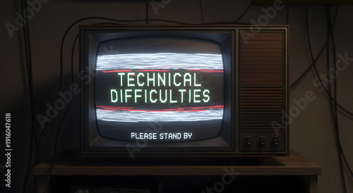 Wallpaper Mural Broadcast message for system issues and delays Torontodigital.ca