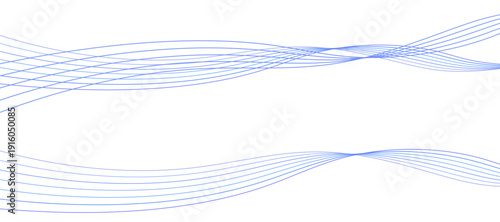 波系パターンのフレームイラスト　ウェーブ　波模様