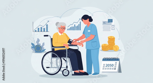 Aging Women in Europe and Healthcare Access Disparity Concept with Public Finance and Long Term Care System