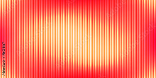 A lively abstract background composed of vertical wavy lines in a gradient from bright red to soft orange, offering a textured and visually energetic feel.