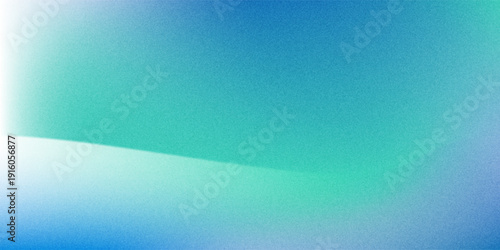 Amazing Blue Green Blur Gradient With Grainy Noise Texture. Abstract Turquoise Mesh and Dynamic Flow Background