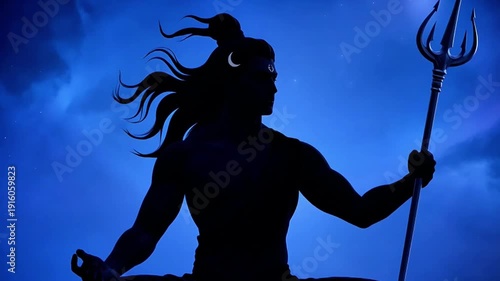 Lord Shiva wallpaper with a stunning silhouette