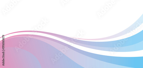 紫とピンクの波型グラデーション背景素材、さわやか、フレッシュ、流れ、バナー、ビジネス