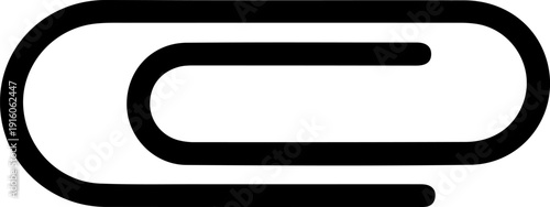 Chain link icon, symbol of connection and partnership, hyperlink or secure attachment vector icon in outline style.