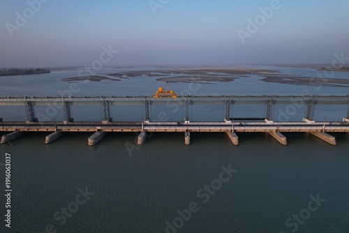 Koshi Barrage, India- Nepal Border, Bihar