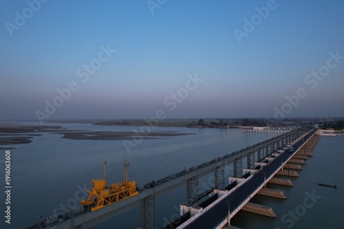 Koshi Barrage, India- Nepal Border, Bihar