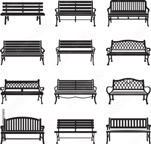 Park beach black set