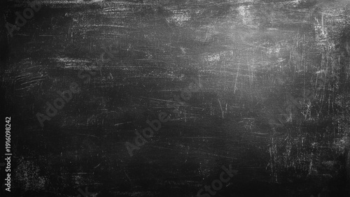 Heavy Scratch Distress Overlay Background. Black Chalkboard Distress Texture Background
