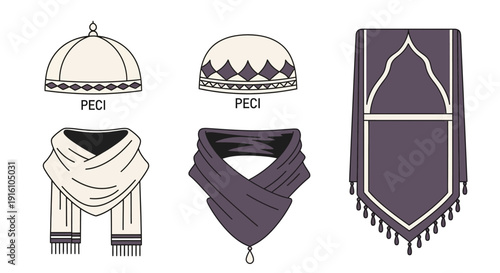 Traditional Islamic Headwear.