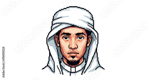 Young Arab Man Portrait.