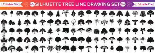 A series of trees with a black and white background with a quote from the book by john Lewis