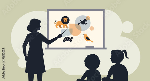 Teacher Presenting to Students