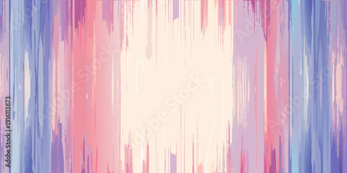 Abstract vertical stripes in pastel shades of pink blue and white