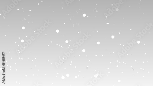 Soft grey background with scattered white dots creating a gentle airy feel