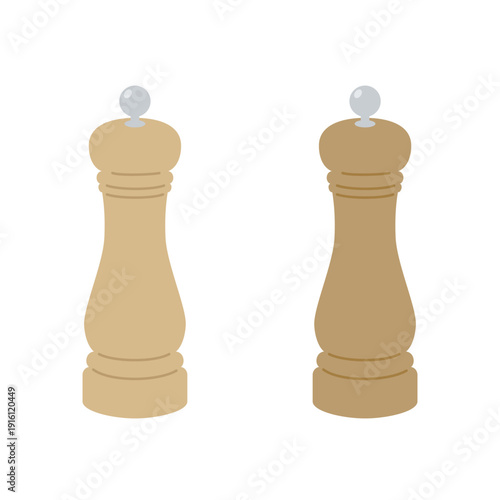 キッチンツール　ソルトミルとペッパーミル