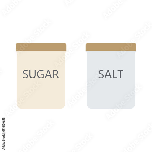 キッチンツール　砂糖と塩のキャニスター