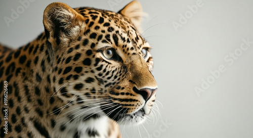 Close-Up Leopard Face with Sharp Eyes and Spotted Fur, Striking Wildlife Photography