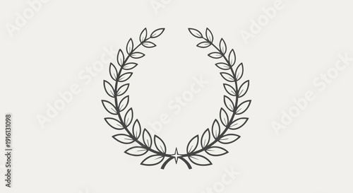 Laurel Wreath Symbol of Victory and Achievement.