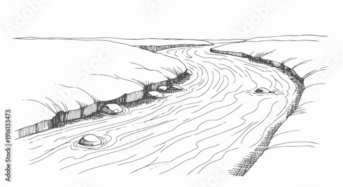 Detailed Illustration of Wooden Plank Texture.