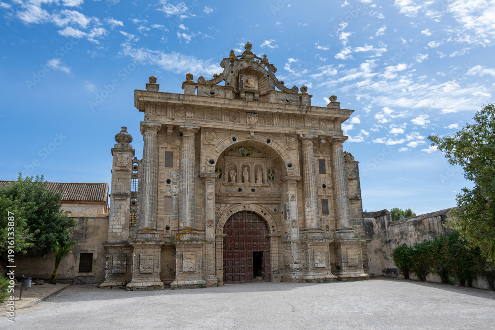 Fototapeta premium Baroque Facade of La Cartuja de Santa María