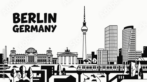 berlin germany europe capital city skyline landmark architecture urban travel tourism historic culture downtown modern landscape