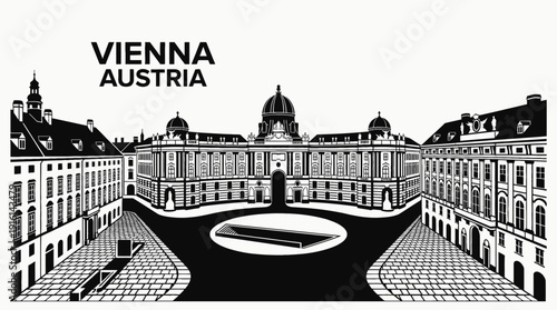 vienna austria europe capital city skyline landmark architecture urban travel tourism historic culture downtown palace landscape