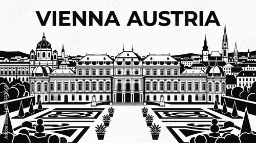 vienna austria europe capital city skyline landmark architecture urban travel tourism historic culture downtown palace landscape