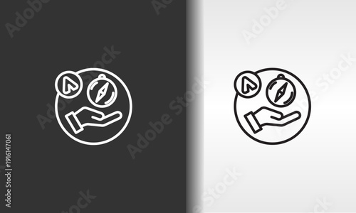 Navigation Vector, Icon Or Logo Sign Isolated Symbol Illustration