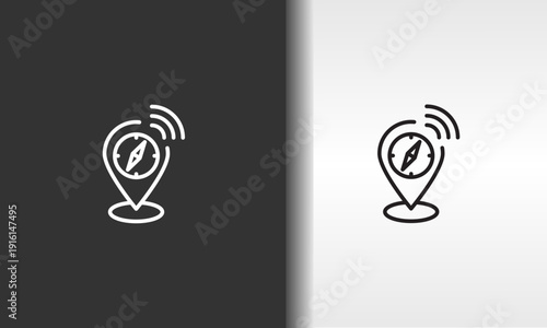 Navigation Vector, Icon Or Logo Sign Isolated Symbol Illustration