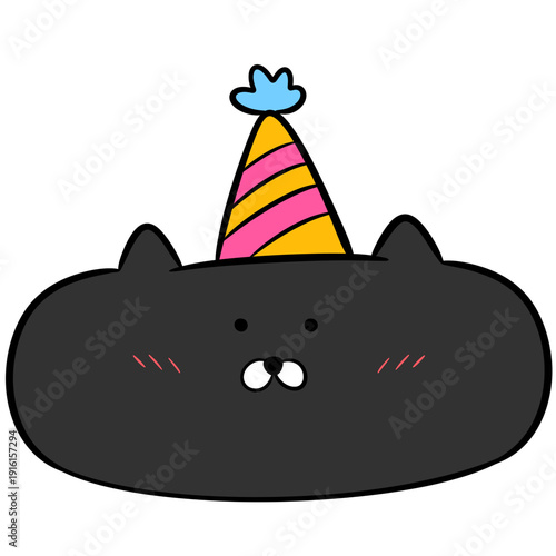vector illustration of a cat