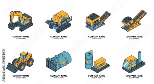 Collection of Industrial Machinery and Equipment.