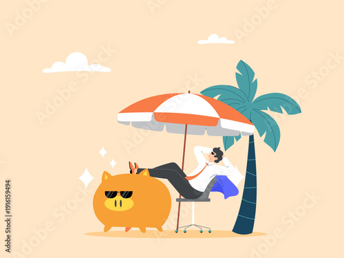 Financial freedom is achieved by being wealthy and accumulating assets, successful businesspeople profit from their investments