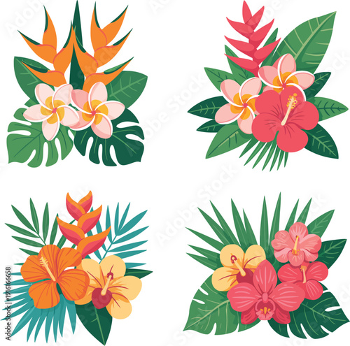 Minimalist black silhouette bonsai trees collection