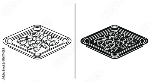 Black and white illustration of a manhole cover