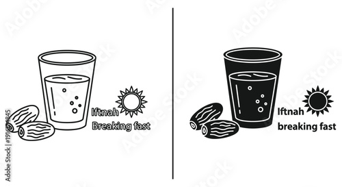 Fast and slow dissolving dates in water