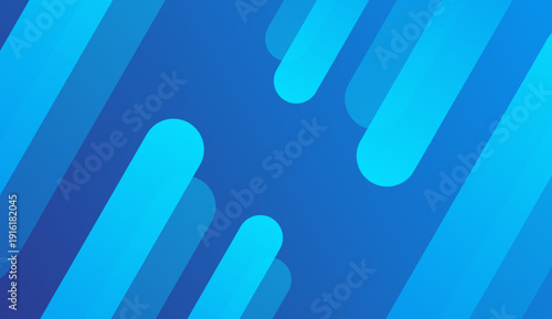 Abstract blue background with diagonal lines. Modern Dynamic shapes composition. Vector