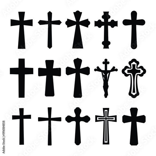 set of crosses